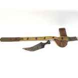 Yemeni Jambiya with scabbard and belt. No reserve.