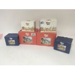 A collection of six boxed Lilliput Lane boxed cott