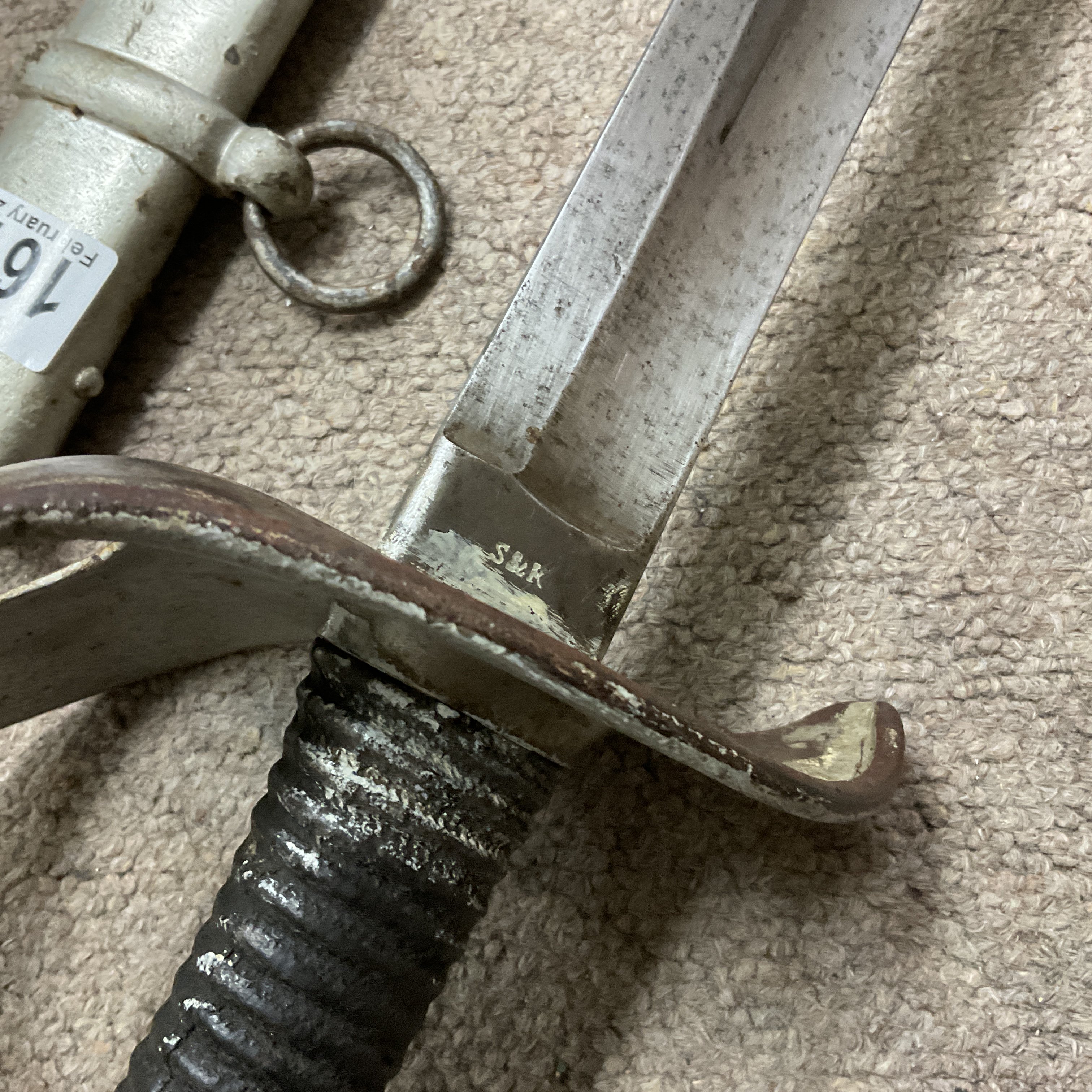 Model 1860 S&K Heavy Cavalry Dragoon Saber Sword w - Image 3 of 3