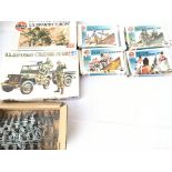 A box Containing a Collection of Airfix Model Kits - NO RESERVE