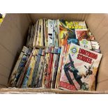 A collection of 134 Fleetway World War Two Air Ace picture library comics together with a collection