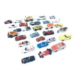 A collection of playworn vehicles including Dinky and Corgi - NO RESERVE