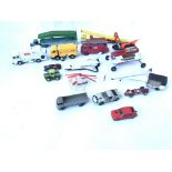 Collection of assorted Playworn Vehicles including