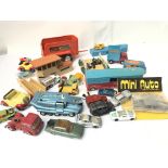 A Box Containing a collection of Playworn Vehicles