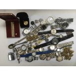 A collection of mixed watches etc.