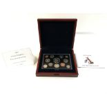 A 2007 Royal Mint proof coin collection with COA.