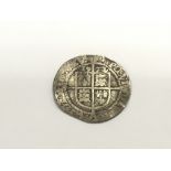 An Elizabeth I sixpence.