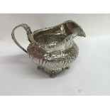 A Georgian silver milk jug London hallmarks 1827 ,