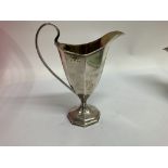 A silver cream jug Chester hallmarks 94 grams