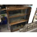 A 1940s globe wernick style glazed bookcase.