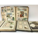 Two Victorian photo albums and a late 19th century