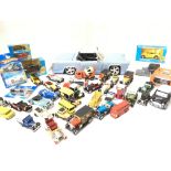 A Box Containing Various Diecast. Including Matchb