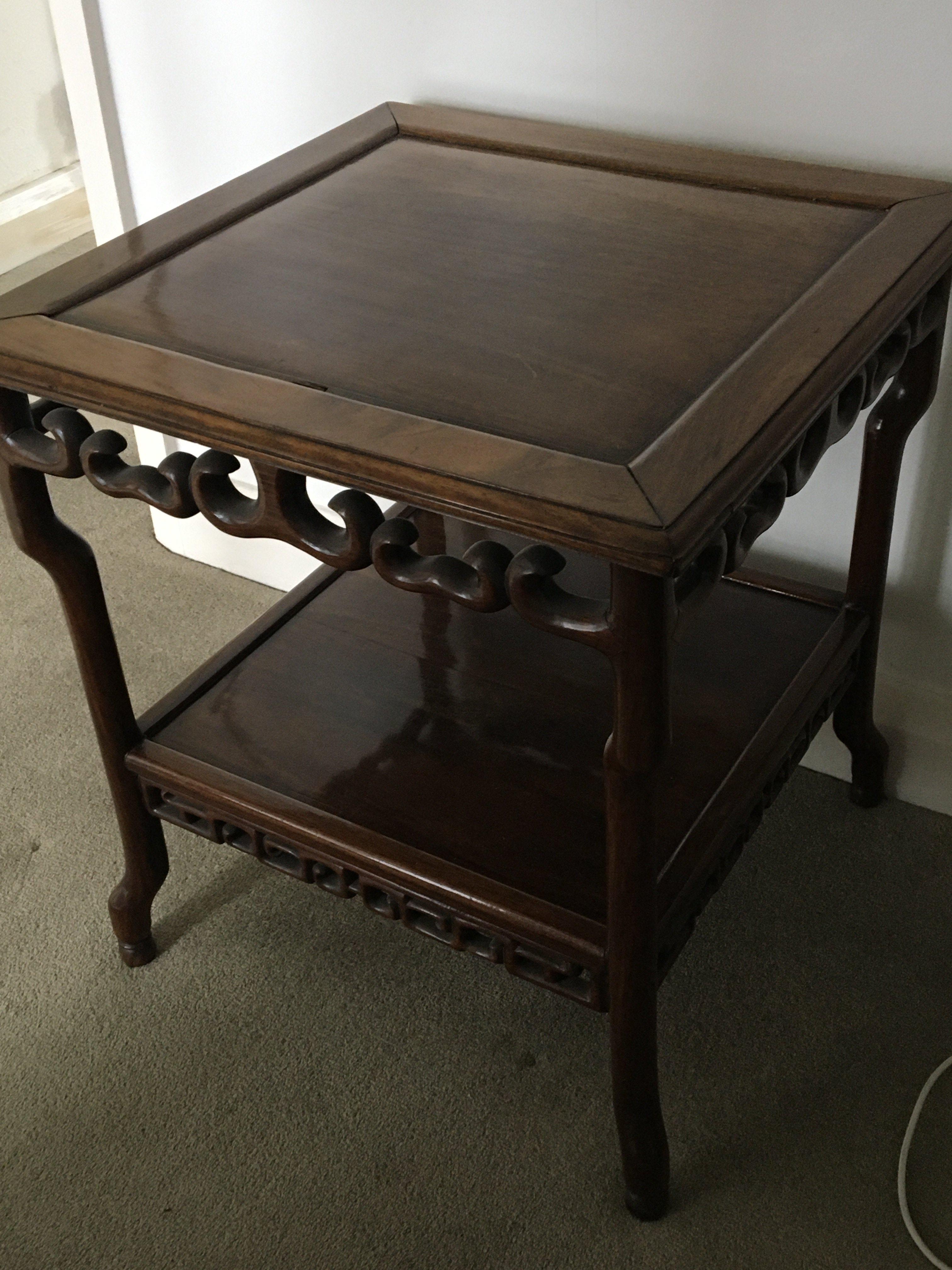 An Early 20th century Chinese hardwood occasional