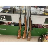 Three vintage air rifles