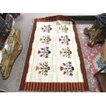 Vintage Kilim rug from Poland c. 1990. 1.25m x 2.0