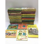 A box of vintage children's books including variou