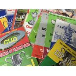 A collection of 1960s football programmes