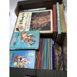 A quantity of Enid Blyton books and other vintage