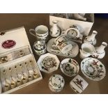 A collection of Wedgwood ceramics decorated with H