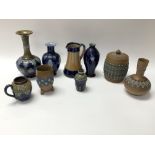 A collection of Doulton ceramics (9).