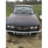 A Classic Motor car. A Rover 2000 Saloon Registrat