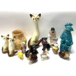 A collection of mixed ceramics including Sylvac po