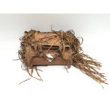 Bedouin early 20th century camel saddle bag for ri