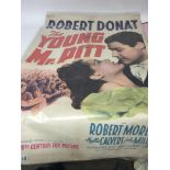 Three Vintage film posters Robert Donat in the You