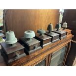 6 Railway signal block bells.