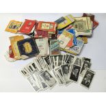 A mixed collection of vintage cigarette packets an