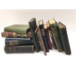 A collection of Victorian books.