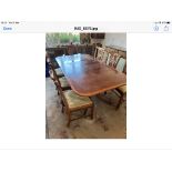 A set of eight good quality mahogany dining chairs