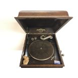 A Columbia Viva-tonal gramophone number 117a.