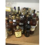 A large quantity of bottles of whisky two bottles