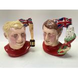 Royal Doulton football jugs