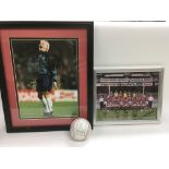 A 1995/96 West Ham Utd signed team photo, a signed