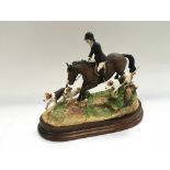 A Border Fine Arts 'Following To Hounds' figural g