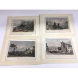 A collection of ten Victorian hand tinted engravin