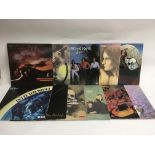 Eleven prog rock LPs by various artists including