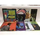 Eight soul LPs by various artists including Otis R