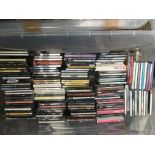 A plastic box containing approx 200 plus CDs by va