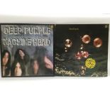 Two first UK pressings of Deep Purple LPs comprisi