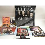 A collection of Culture Club memorabilia including