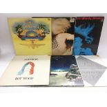 Six prog rock and experimental LPs by various arti