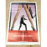 An original US one sheet film poster for the Bond
