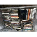 A plastic box containing approx 200 plus CDs by va