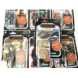 A Collection of Star Wars The Mandalorian Figures.