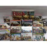 A Collection of ESCI Boxes & Bags of Plastic Figur