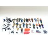 Collection of various G.I.Joe figures and some acc