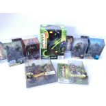 Collection of various carded spawn figures. Includ